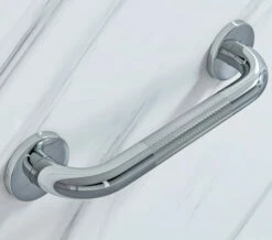 Croydex Straight Chrome Grab Bar With Anti Slip Grip
