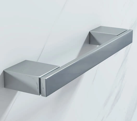 Roper Rhodes Modern Square Chrome Grab Bar 1 Roper Rhodes Modern Square Chrome Grab Bar