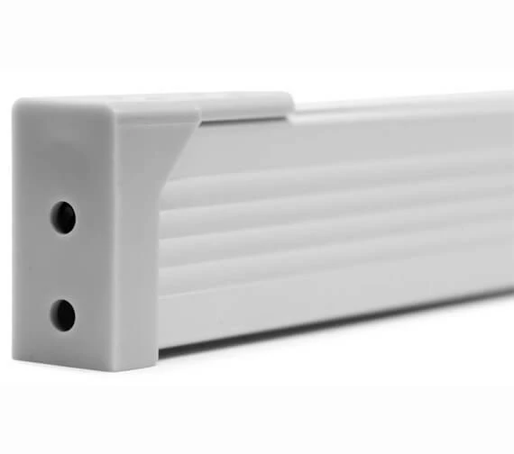 Croydex Professional Profile 400 Straight Silver Shower Rail 5 Croydex Professional Profile 400 Straight Silver Shower Rail - Image 5