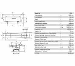 Kaldewei Eurowa 1500 X 700mm Twin Grip Hole Single Ended Steel Bath - 2TH -UK Bathroom Products Sales 2024 M700 2022 11 16 8 15 22 747