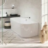 Villeroy & Boch Villeroy And Boch Oberon 2.0 Back To Wall 1800 X 800mm Double Ended Bath