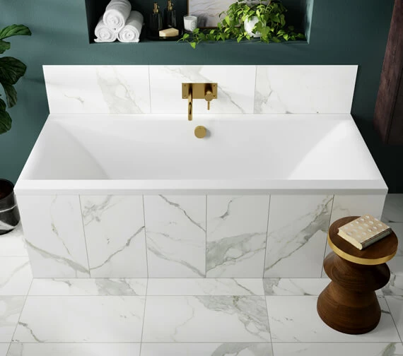 Hudson Reed Asselby Square 1700mm Double Ended Eternalite Acrylic Bath 7 Hudson Reed Asselby Square 1700mm Double Ended Eternalite Acrylic Bath - Image 7