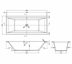 Hudson Reed Asselby Square 1800 X 800mm Eternalite Acrylic Bath -UK Bathroom Products Sales 2024 M700 2022 12 29 11 26 13 501