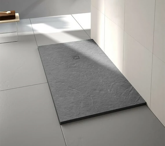 Merlyn TrueStone Rectangular 30mm Height Shower Tray With Waste 4 Merlyn TrueStone Rectangular 30mm Height Shower Tray With Waste - Image 4