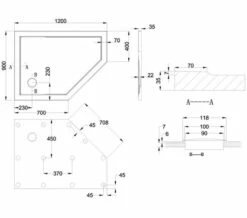 Britton Zamori Offset Pentangle White Shower Tray -UK Bathroom Products Sales 2024 M700 2022 3 10 12 59 24 9