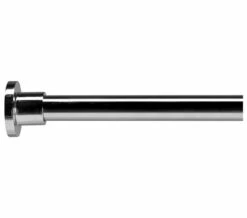 Croydex Premier Large L Shaped Chrome Shower Curtain Rod