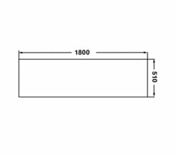 IMEX Cast 1700mm Reinforced Universal Acrylic Straight Side Panel 6 IMEX Cast 1700mm Reinforced Universal Acrylic Straight Side Panel -UK Bathroom Products Sales 2024 M700 2022 3 4 12 39 26 43