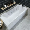 Joseph Miles Rockall Beauforte Reinforced Single Ended 6 Jet Whirlpool Bath White