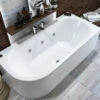 Joseph Miles Biscay Beauforte Reinforced Bath With 6 Jet Whirlpool 1700 X 800mm