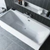 Joseph Miles Malin White 5mm Acrylic Bath - Double Ended