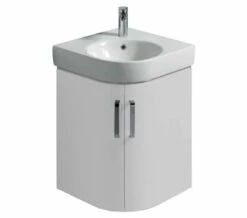 Geberit Selnova Compact 690 X 550mm Double Door Cabinet And Basin