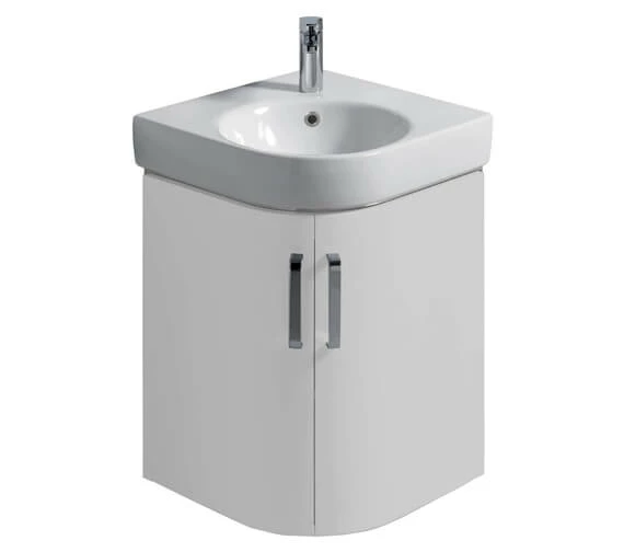 Geberit Selnova Compact 690 X 550mm Double Door Cabinet And Basin 1 Geberit Selnova Compact 690 X 550mm Double Door Cabinet And Basin