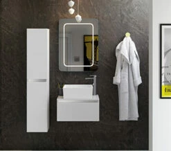 Joseph Miles Royce 1500mm High 2 Door Wall Hung Tall Unit