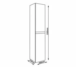 Joseph Miles Royce 1500mm High 2 Door Wall Hung Tall Unit -UK Bathroom Products Sales 2024 M700 2022 5 18 9 42 23 401
