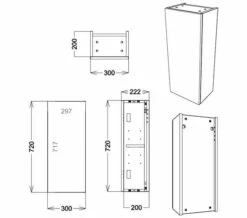Joseph Miles Sadler Wall Hung Single Door Storage Unit 5 Joseph Miles Sadler Wall Hung Single Door Storage Unit -UK Bathroom Products Sales 2024 M700 2022 5 20 8 1 38 618