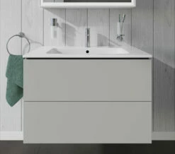 Duravit L-Cube Wall Mounted 2 Drawer Vanity Unit For Me-By-Starck Basin