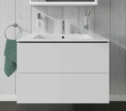 Duravit L-Cube Wall Mounted 2 Drawer Vanity Unit For Me-By-Starck Basin -UK Bathroom Products Sales 2024 M700 2022 6 10 14 36 46 414