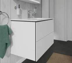Duravit L-Cube Wall Mounted 2 Drawer Vanity Unit For Me-By-Starck Basin -UK Bathroom Products Sales 2024 M700 2022 6 10 14 36 57 381