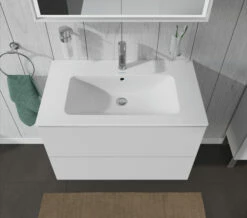 Duravit L-Cube Wall Mounted 2 Drawer Vanity Unit For Me-By-Starck Basin -UK Bathroom Products Sales 2024 M700 2022 6 10 14 39 38 425
