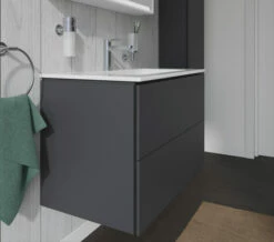 Duravit L-Cube Wall Mounted 2 Drawer Vanity Unit For Me-By-Starck Basin -UK Bathroom Products Sales 2024 M700 2022 6 10 14 40 27 617