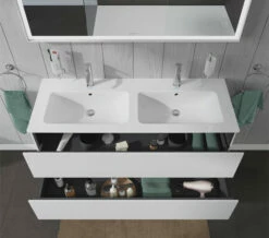 Duravit L-Cube 1290mm Wide 2 Drawers Wall Mounted Vanity Unit For Me-By-Starck Basin -UK Bathroom Products Sales 2024 M700 2022 6 10 14 43 2 819