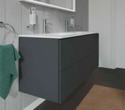 Duravit L-Cube 1290mm Wide 2 Drawers Wall Mounted Vanity Unit For Me-By-Starck Basin -UK Bathroom Products Sales 2024 M700 2022 6 10 14 43 25 977