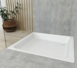 Kaldewei Advantage Sanidusch Square Steel Shower Tray White