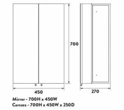 Croydex Avisio Stainless Steel Double Door Corner Mirror Cabinet -UK Bathroom Products Sales 2024 M700 2022 6 16 13 20 52 177