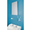 Croydex Anton Stainless Steel Single Door Standard Mirror Cabinet