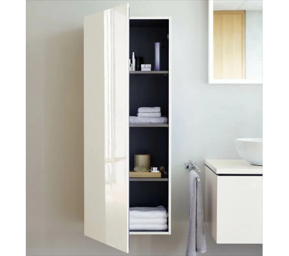 Duravit L-Cube 1320mm High 1 Door Cabinet 1 Duravit L-Cube 1320mm High 1 Door Cabinet