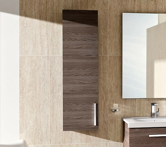 Roca Prisma 350 X 1200mm Textured Ash Column Unit 1 Roca Prisma 350 X 1200mm Textured Ash Column Unit