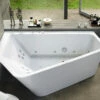 Duravit Paiova 5 Corner Bath With Panel And Support Frame