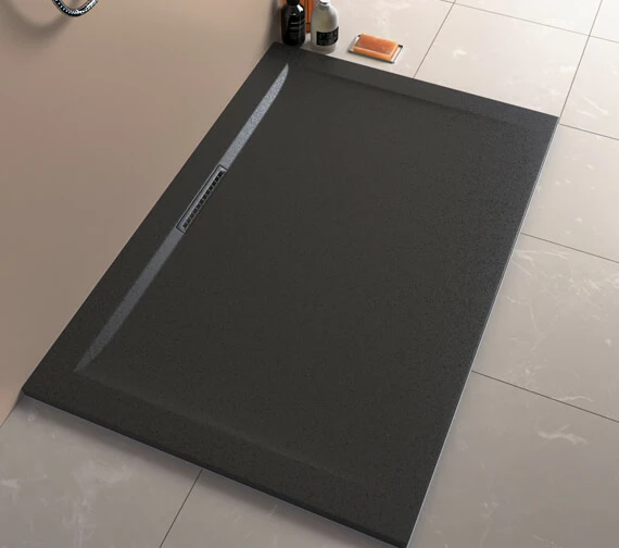 Mira Flight Level Rectangular Shower Tray With Waste 4 Mira Flight Level Rectangular Shower Tray With Waste - Image 4