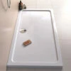 Kudos Kstone Rectangular Shower Tray White