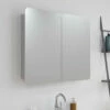 RAK Duo Stainless Steel 800 X 660mm Double Door Mirror Cabinet
