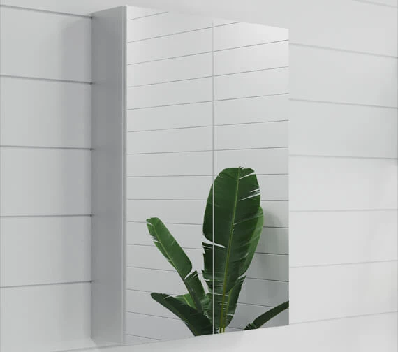 Croydex Colorado Stainless Steel Double Door Large Mirror Cabinet 1 Croydex Colorado Stainless Steel Double Door Large Mirror Cabinet