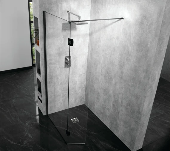 Aquadart Wetroom 10 Walk-In 2000mm High Shower Glass Panel 10 Aquadart Wetroom 10 Walk-In 2000mm High Shower Glass Panel - Image 10