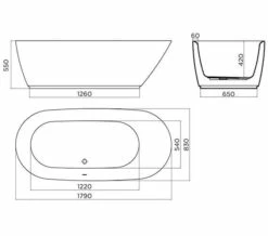 April Cayton Contemporary White Freestanding Oval Shaped Bath -UK Bathroom Products Sales 2024 M700 2022 7 23 11 39 38 20
