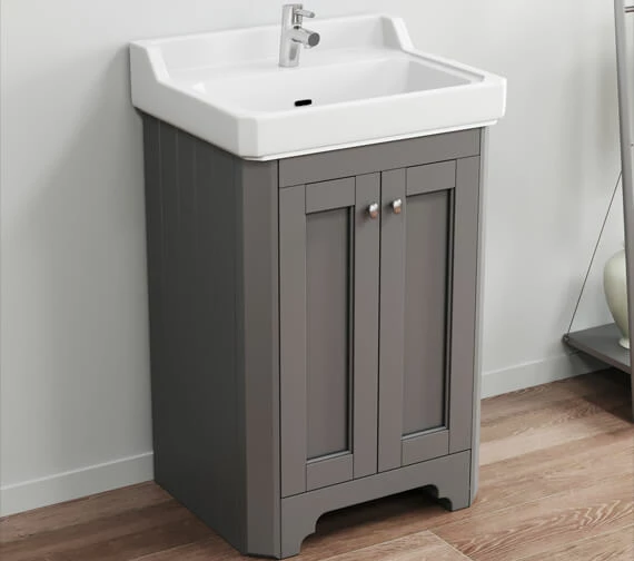 Hudson Reed Old London 2 Door Floor Standing Vanity Unit With Basin 1 Hudson Reed Old London 2 Door Floor Standing Vanity Unit With Basin