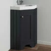 Hudson Reed Old London 595mm Floor Standing Corner Cabinet And Basin