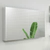 Nuie Eden 1200 X 650mm 4 Door Mirror Cabinet White High Gloss