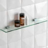 Roper Rhodes Horizon 600mm Toughened Clear Glass Shelf