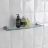 Croydex Hampstead Glass Shelf 596mm