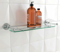Burlington Shelf With Chrome Plated Railing - A18 CHR