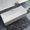 Roca The Gap Double Ended White Acrylic Bath 1700 X 700mm