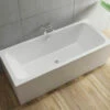Duravit D-Code 1800 X 800mm Built-In Bathtub With Support Feet - Central Outlet