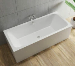 Duravit D-Code 1800 X 800mm Built-In Bathtub With Support Feet - Central Outlet