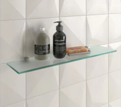 Smedbo Air 600mm Chrome Glass Shelf