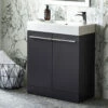 Tavistock Kobe Large Floor-Standing Unit 700mm And Basin - K70FW K70C