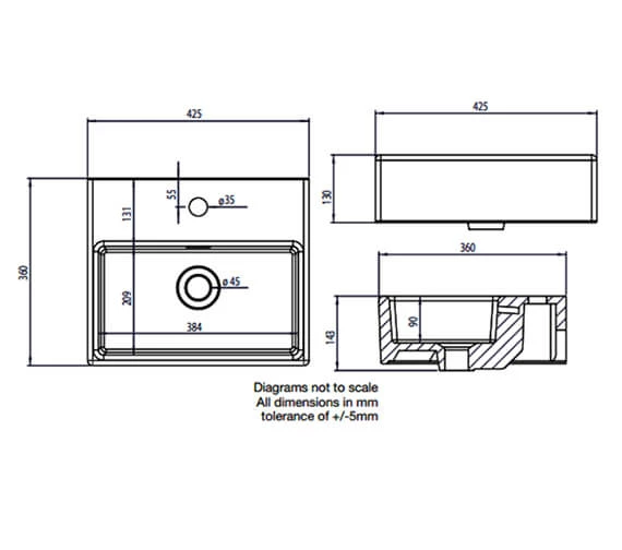 Tavistock Lansdown 430mm Cloakroom Unit And Basin 8 Tavistock Lansdown 430mm Cloakroom Unit And Basin - Image 8